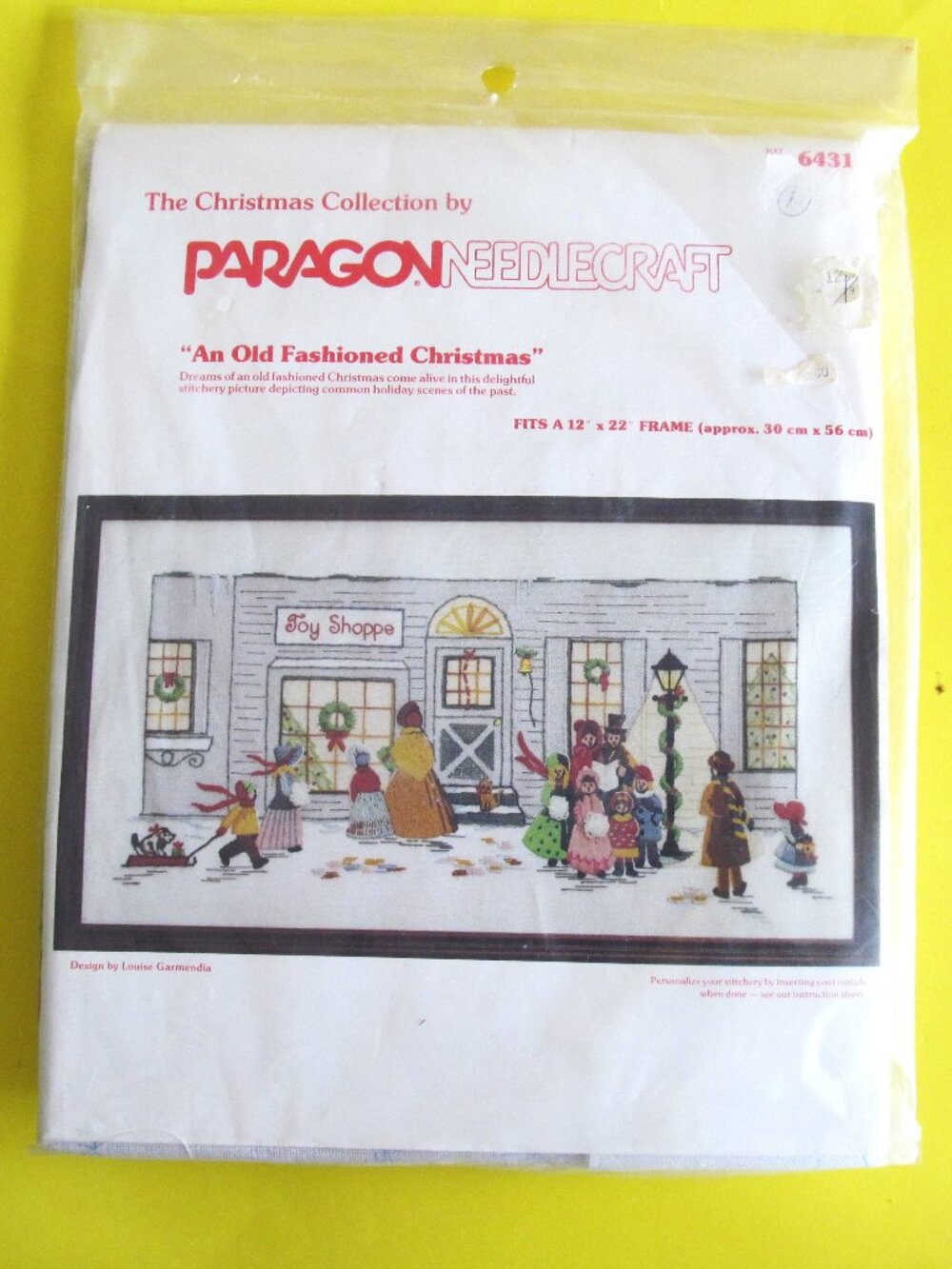 Paragon Crewel Needlecraft Kit An old fashioned Christmas 1978